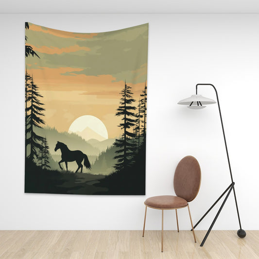 Dusk Path - Wall Tapestry