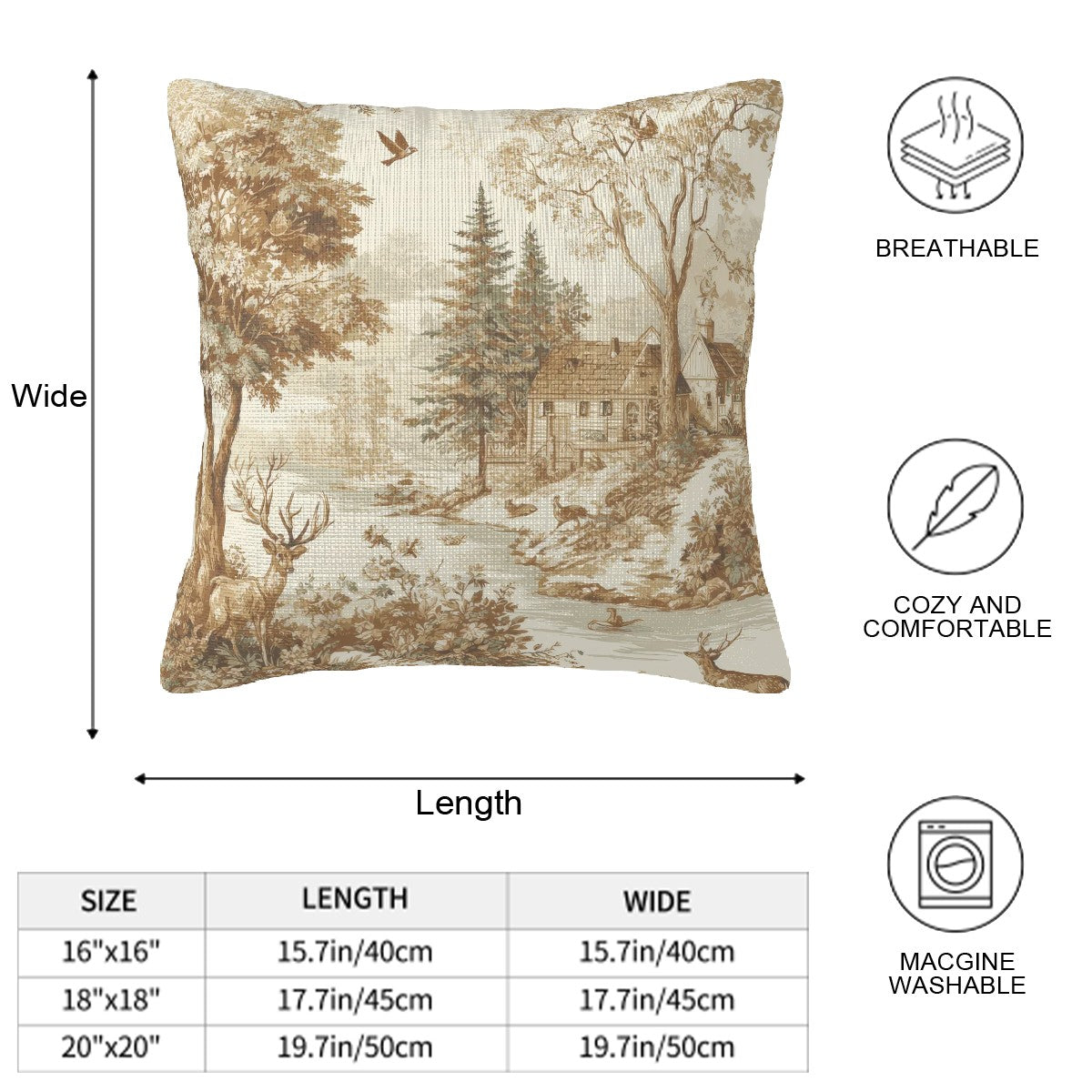 Country Love Throw Pillow Covers