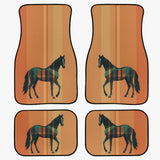 Car Floor Mat - Warm Orange