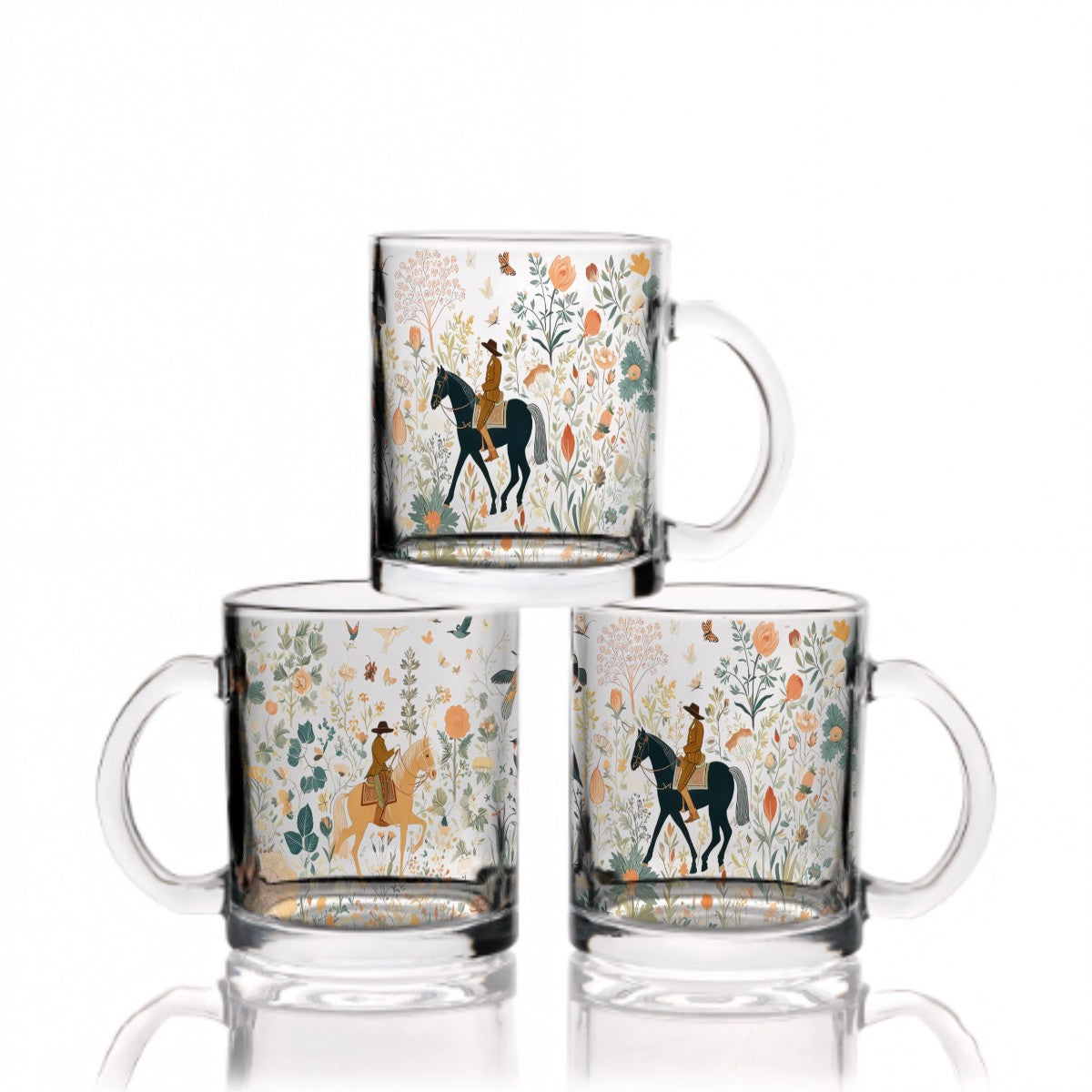Botanic Riders Glass Cup
