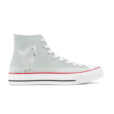 Pale White Horse Art Hi Tops