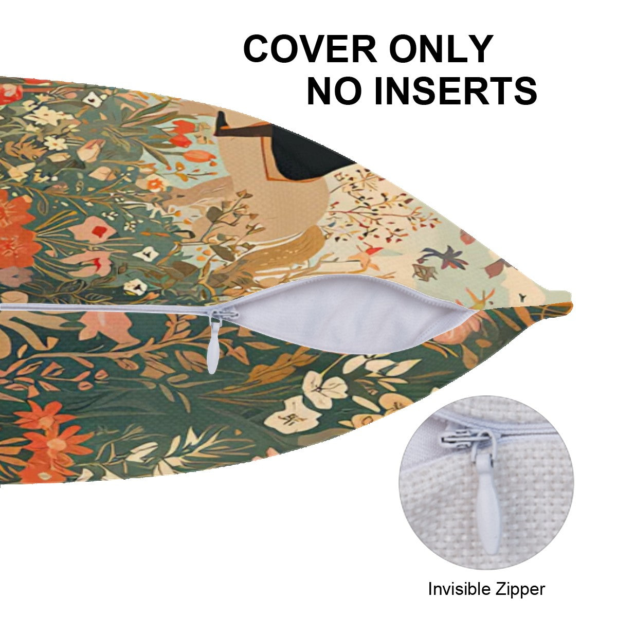 Wildflower Walk Throw Pillow Covers