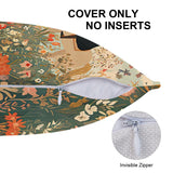 Wildflower Walk Throw Pillow Covers