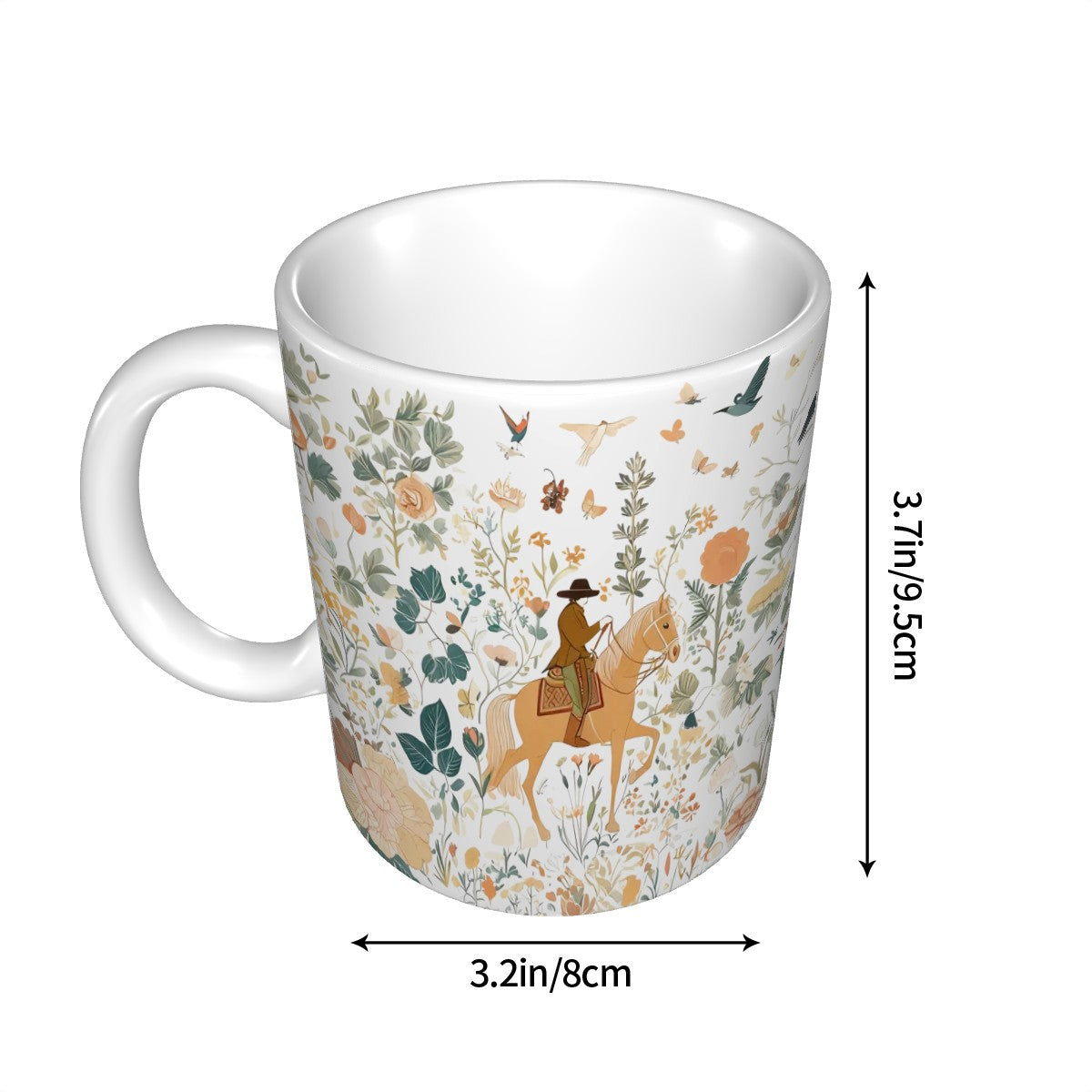 Botanic Riders Ceramic Coffee Mug