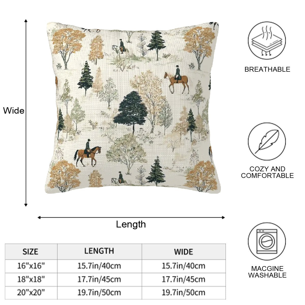Nature Wanderer Throw Pillow Covers
