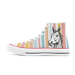 Pastel Funny Horse Hi Tops