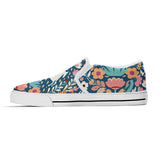 Floral Horse Design Slip On Shoes