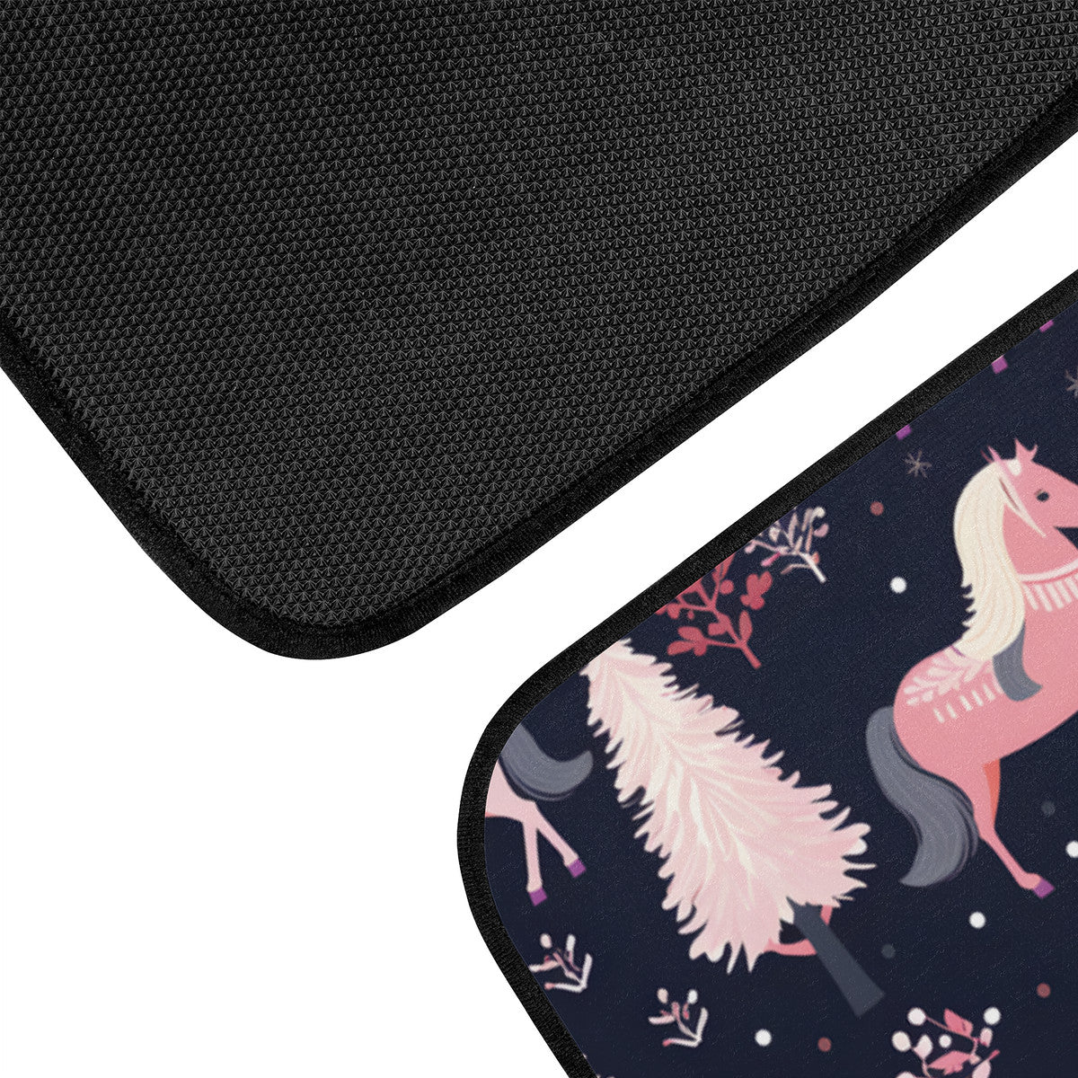 Car Floor Mat - Pink and Horses