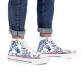 Horse Toile Style Hi Tops