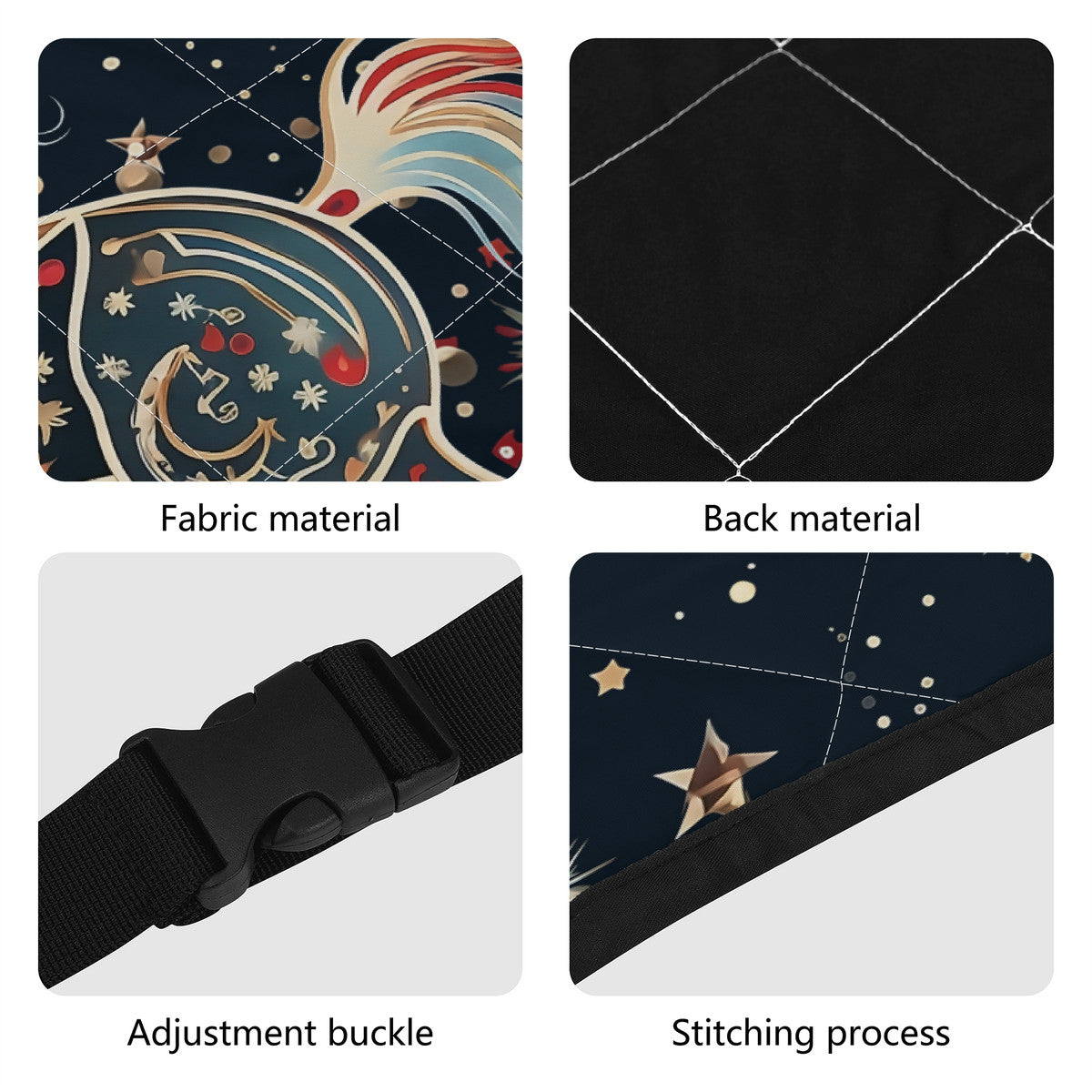 Car Pet Seat Cover - Starry Horse