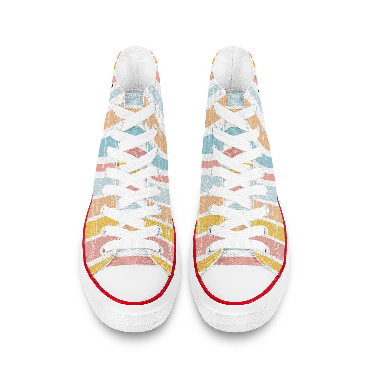 Pastel Funny Horse Hi Tops