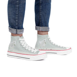 Pale White Horse Art Hi Tops