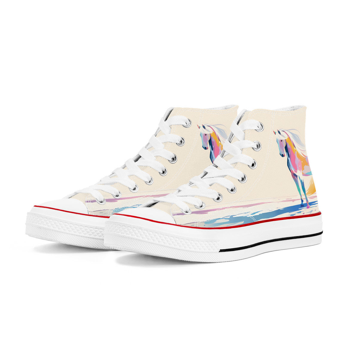 Laced Canvas High-tops