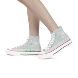 Pale White Horse Art Hi Tops