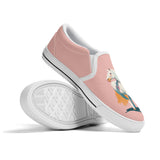 Assymetrical Horse Design  Slip  On Shoes