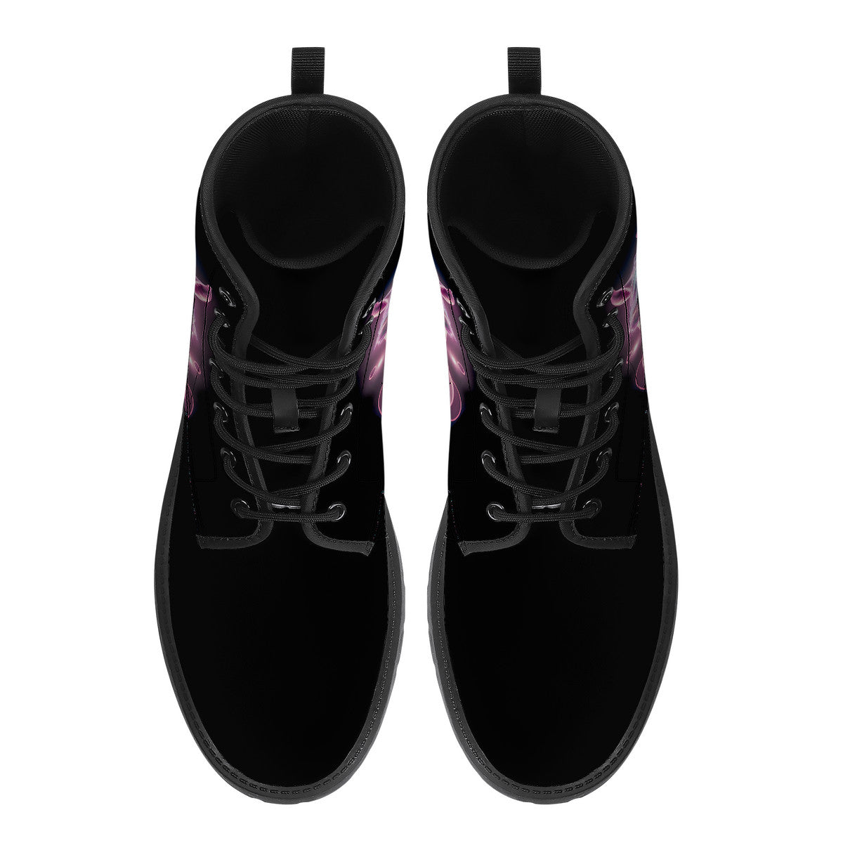 Neon Horse Art Leather Boots
