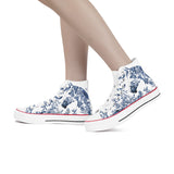 Horse Toile Style Hi Tops