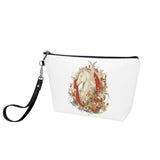 Floral Red Cosmetic Bag