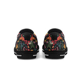 Floral horse design slip on shoes, pastel slip on sneakers, horse lover gift, Children shoes