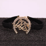 Pas de Deux - Diamond Horseshoe Bracelet  (Click for more colors)