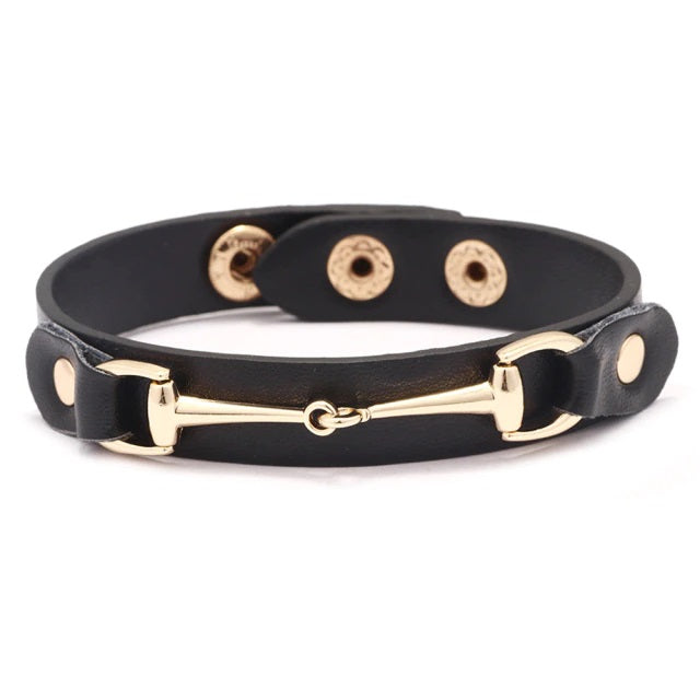 Pony and Horse - Snaffle Bit Bracelet (Click for more colors)