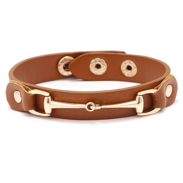 Pony and Horse - Snaffle Bit Bracelet (Click for more colors)