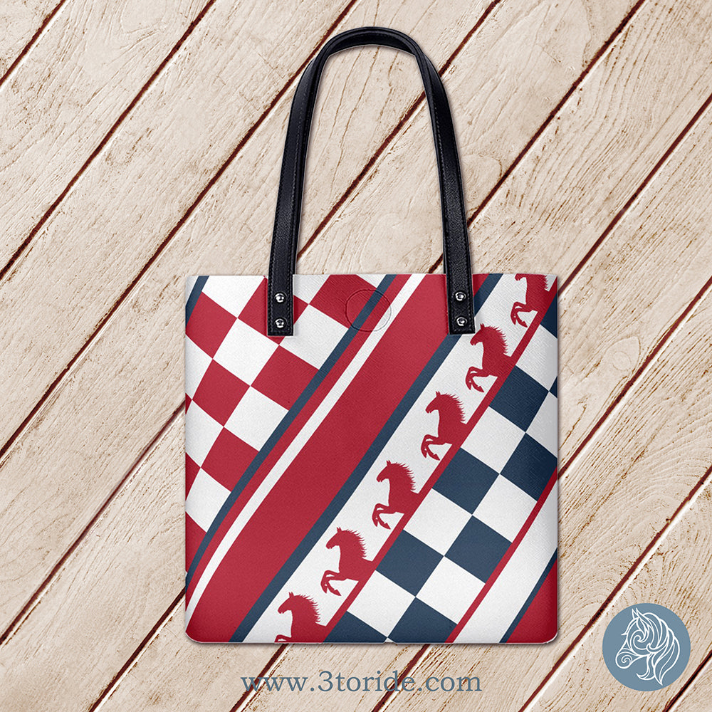 Check & Horses - Shoulder Bag