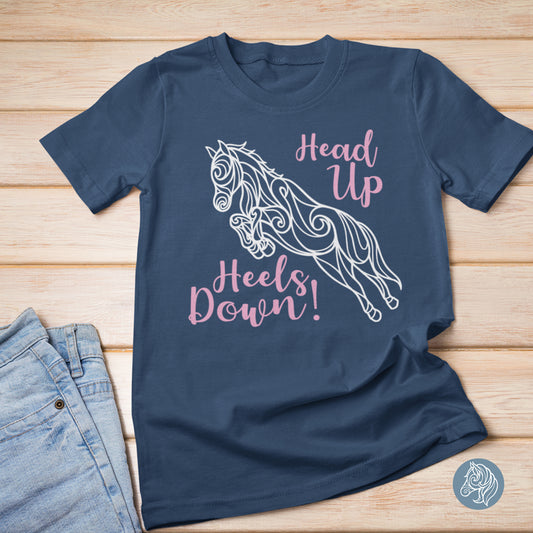 Head Up Heels Down T-shirt (More Colors)