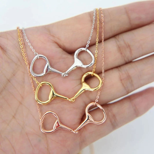 S925 Snaffle Bit Necklace