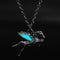 Glow in the Dark Pegasus Necklace
