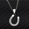 S925 Sparkling Horseshoe Necklace