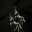 Unicorn Skeleton Dangle Earring