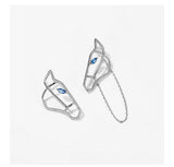 Blue Eyed Horse Face Earring