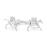 Silver Jockey Cufflinks