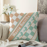 Couch Pillowcase (Personalized) - Checkers