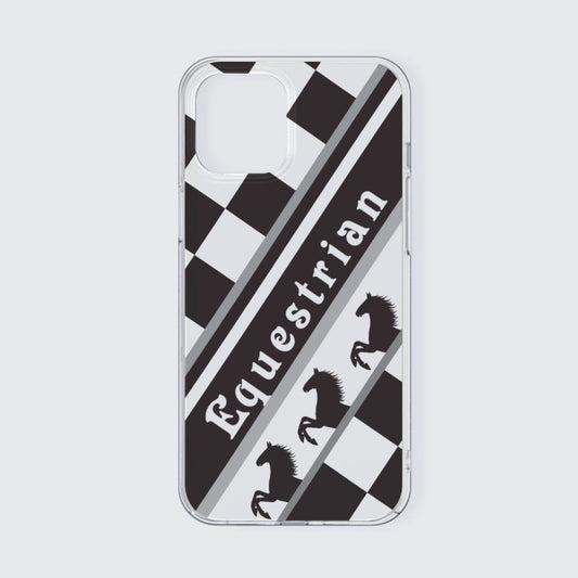 Personalized Check x Horses Mobile Phone Case