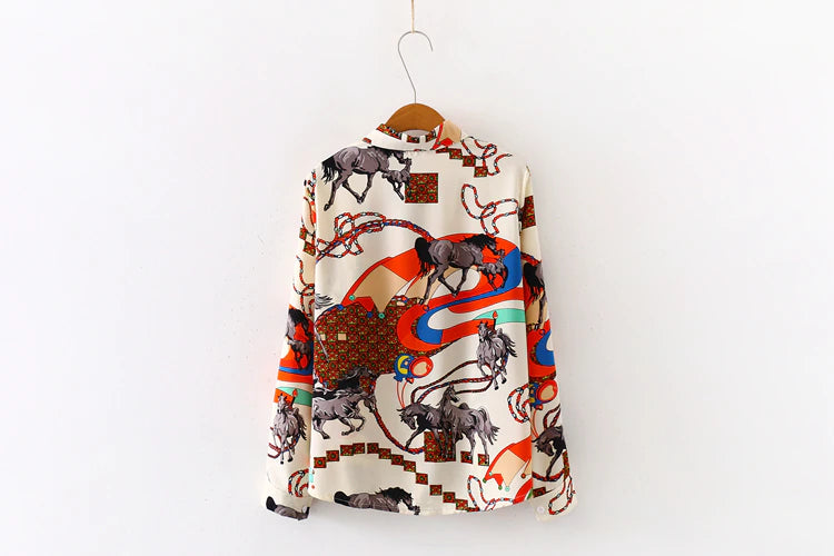 Horse & Tack Women Chiffon Blouse