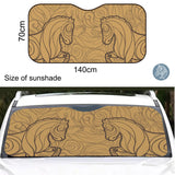 Piaffe - Windshield Sunshade (Brown)