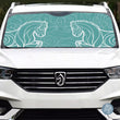 Piaffe - Windshield Sunshade (Teal)