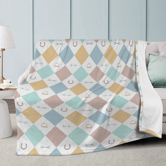 Diamond Pattern Fleece Blanket