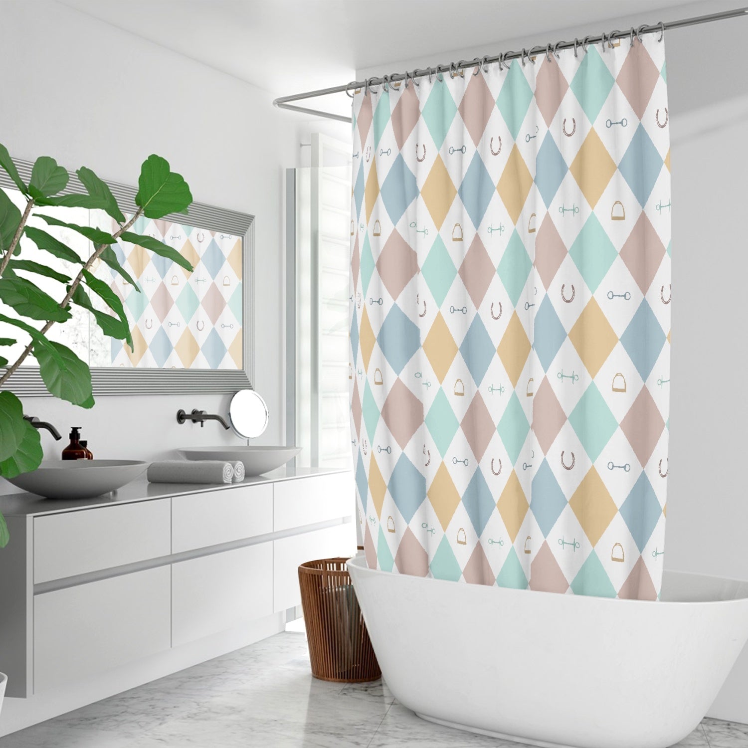 Quick-drying Shower Curtain