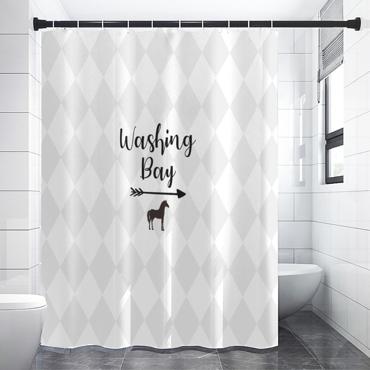 Washing Bay Shower Curtain