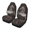 Horse Skeleton - Universal Car Seat Cover - Black