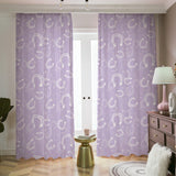 Blackout Curtains - Horse shoe (lavender)