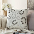 Couch Pillow Case - Horseshoes