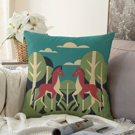 Couch Pillowcase - Pasture Green