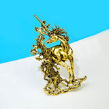 Anitique style unicorn brooch
