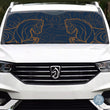 Piaffe - Windshield Sunshade (Navy)