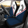 Horse & Ribbon - Universal Car Seat Cover (White)
