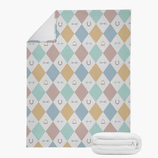 Diamond Pattern Fleece Blanket